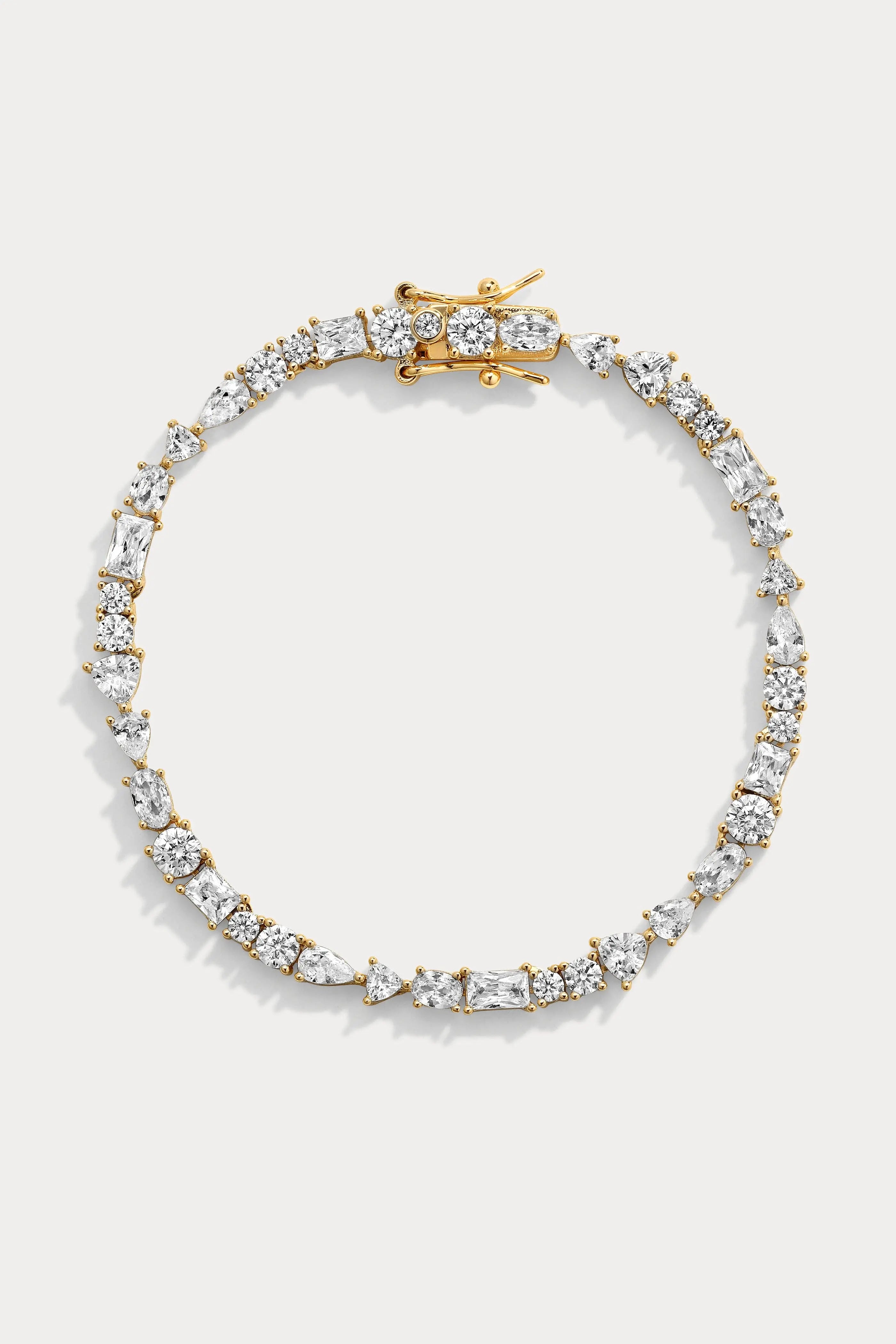Clustered Tennis Bracelet Lili Claspe