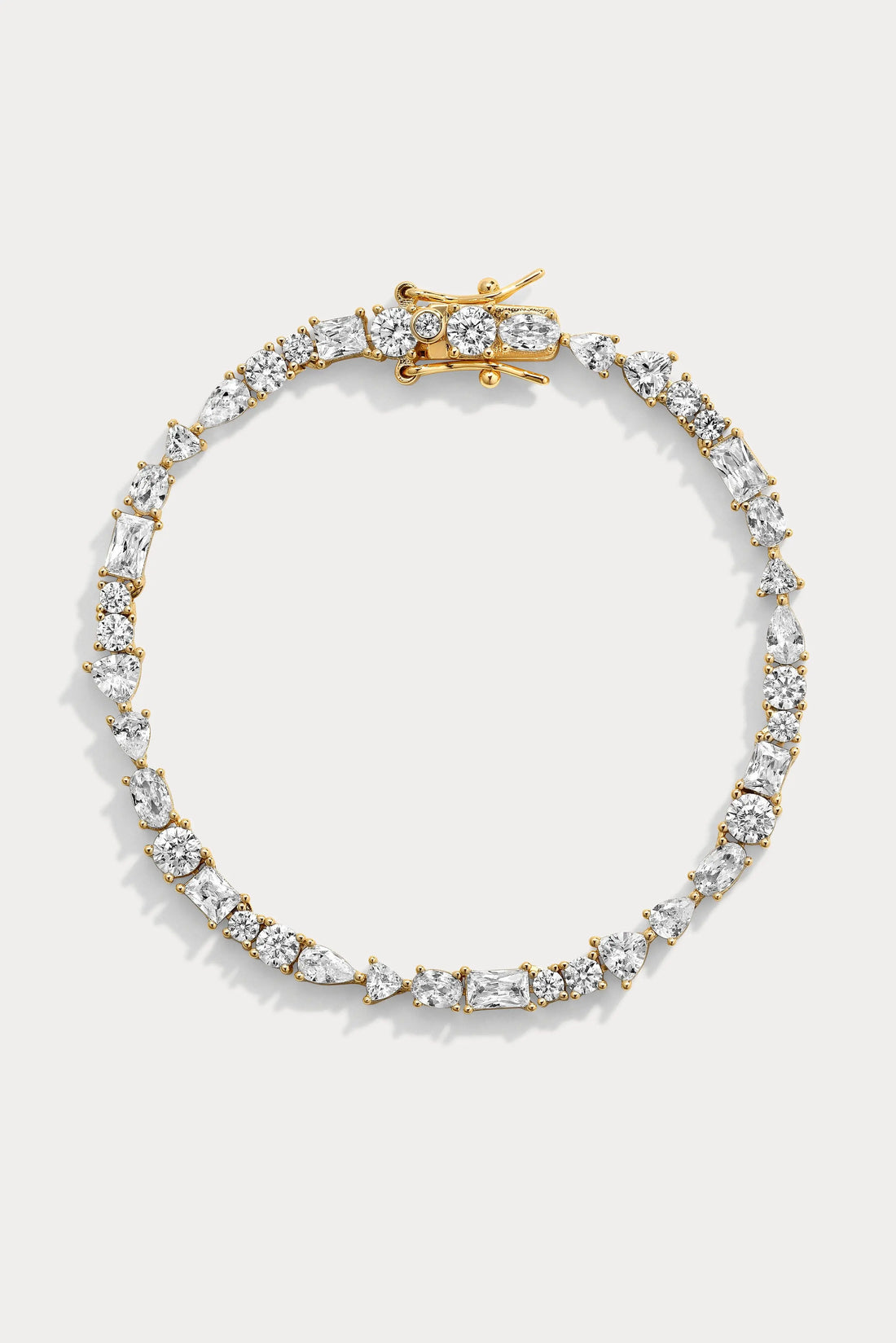 Clustered Tennis Bracelet Lili Claspe