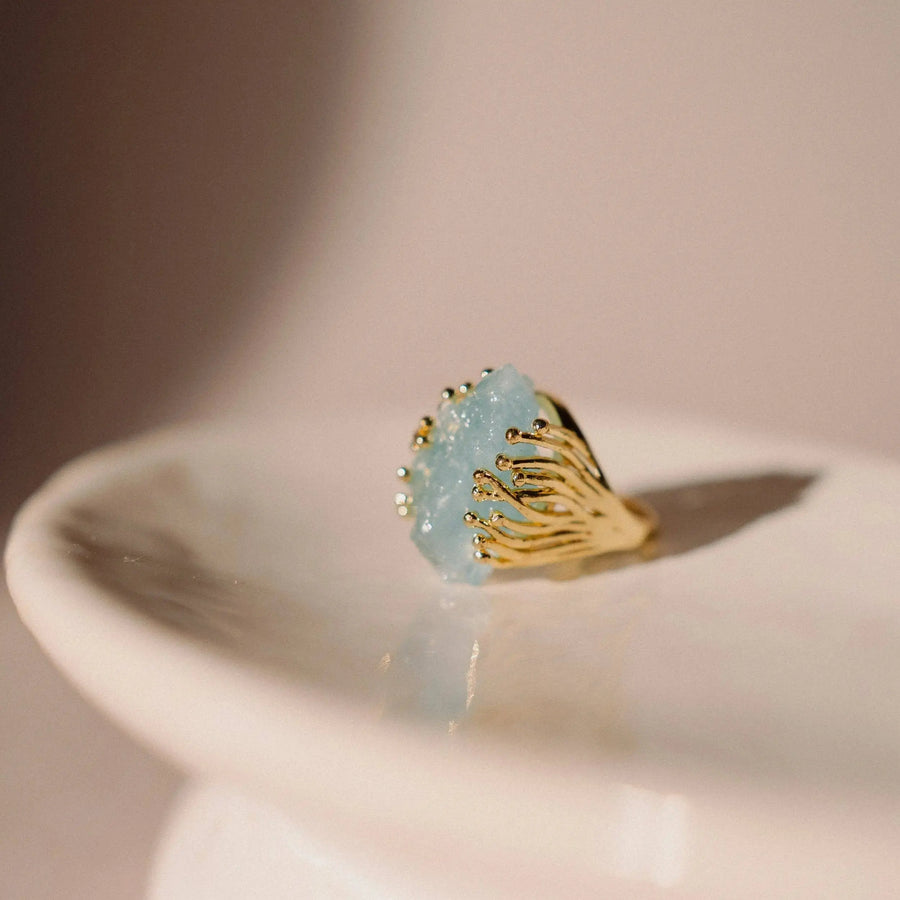 The Tranquility Ritual Ring Natural Amazonite Vault