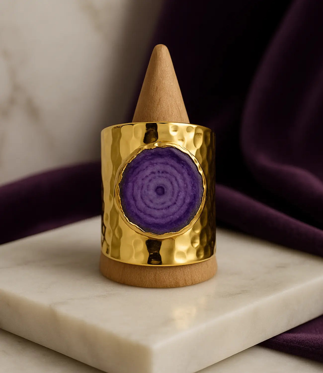 The Element Ritual Ring Natural Agate Vault 9