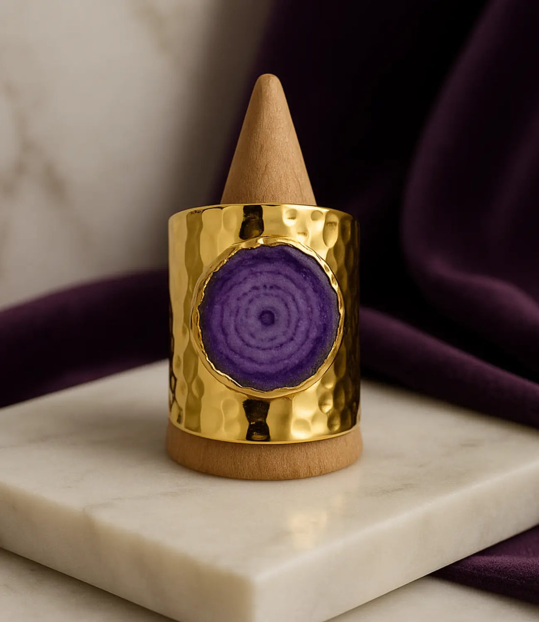 The Element Ritual Ring Natural Agate Vault 9