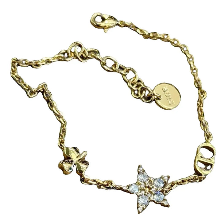 Christian Dior CD Clair D Lune Charm Bracelet