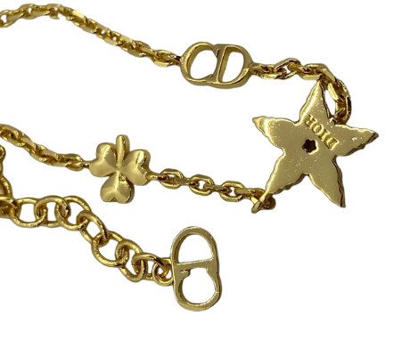 Christian Dior CD Clair D Lune Charm Bracelet