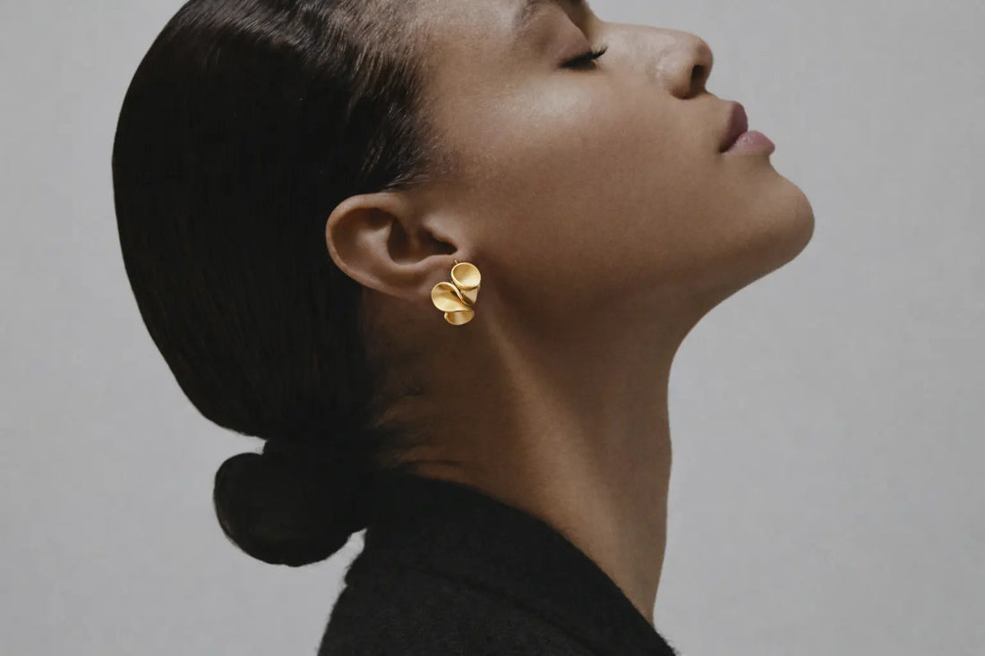 Twisted Flower Stud Earrings Vault 9