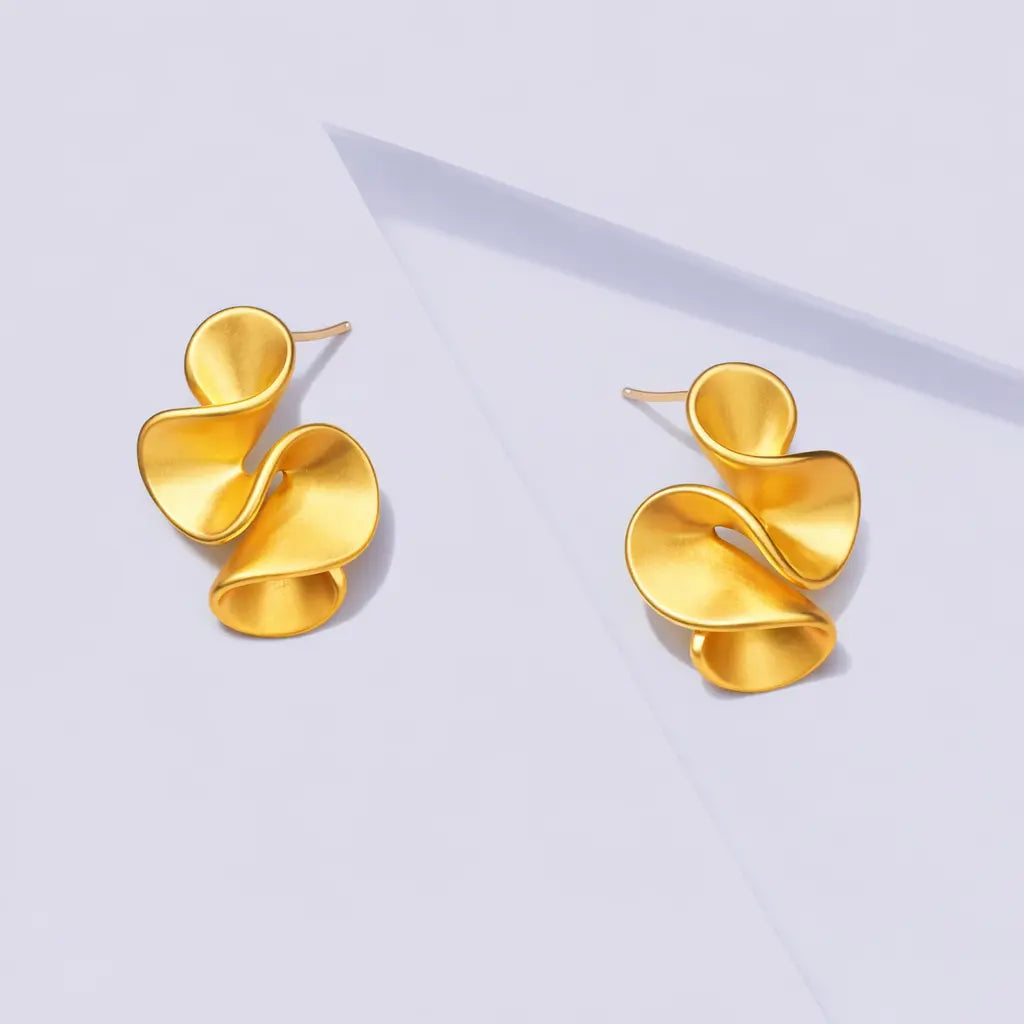 Twisted Flower Stud Earrings Vault 9