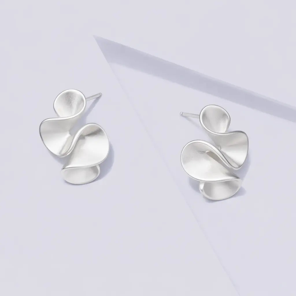 Twisted Flower Stud Earrings Vault 9