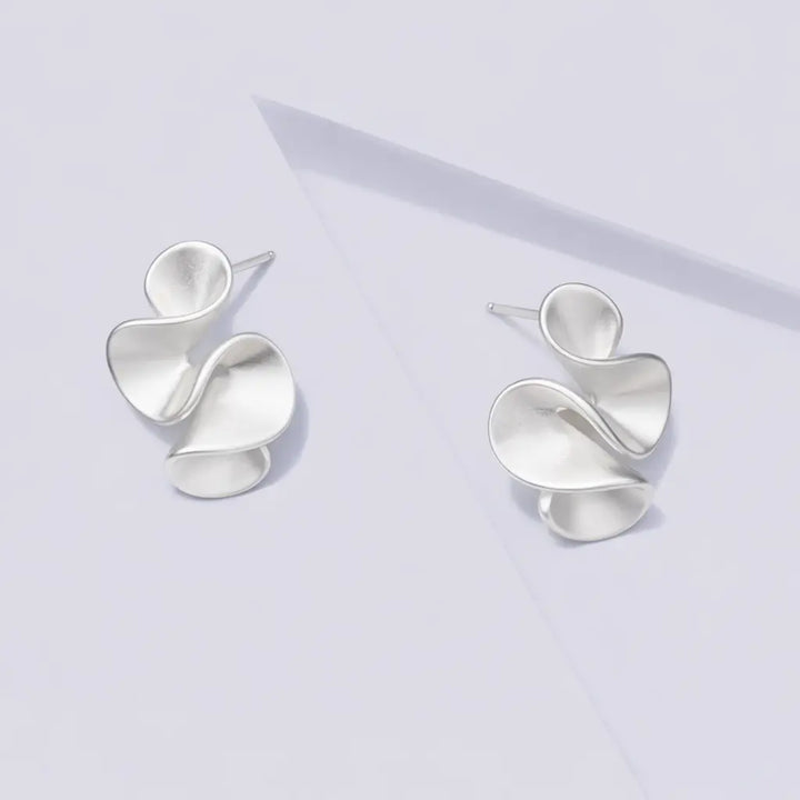 Twisted Flower Stud Earrings Vault 9