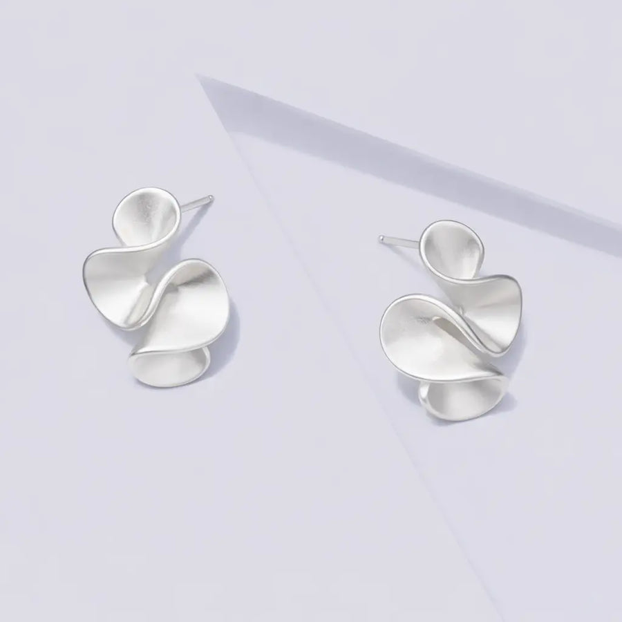 Twisted Flower Stud Earrings Vault 9