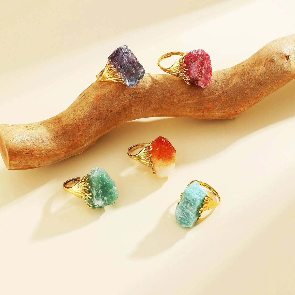 The Tranquility Ritual Ring Natural Amazonite Vault