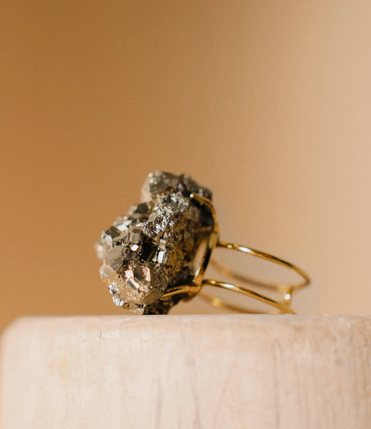 The Power Ritual Ring Natural Pyrite PHOEBE´S