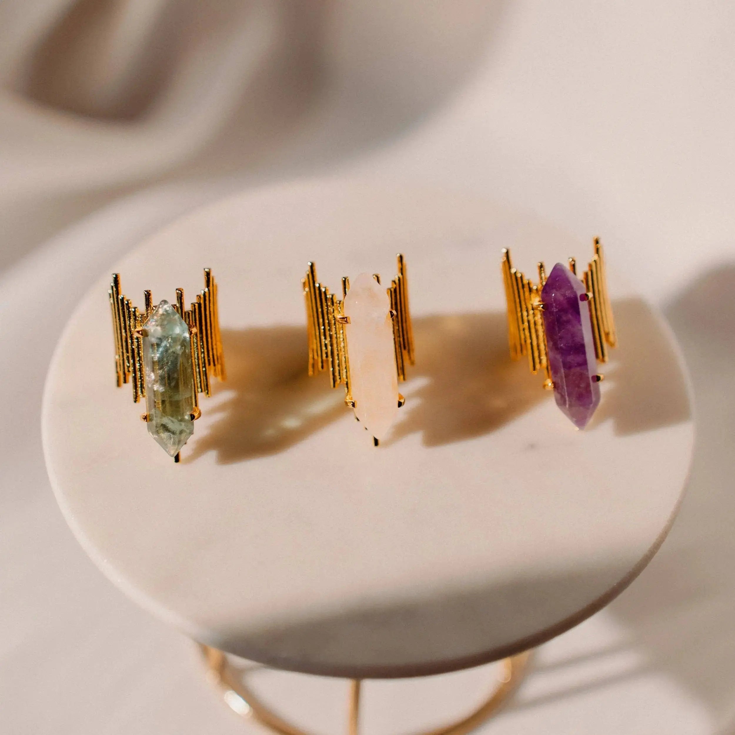The Prosperity Ritual Ring – Green Aventurine PHOEBE´S