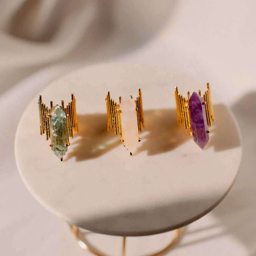 The Prosperity Ritual Ring – Green Aventurine PHOEBE´S