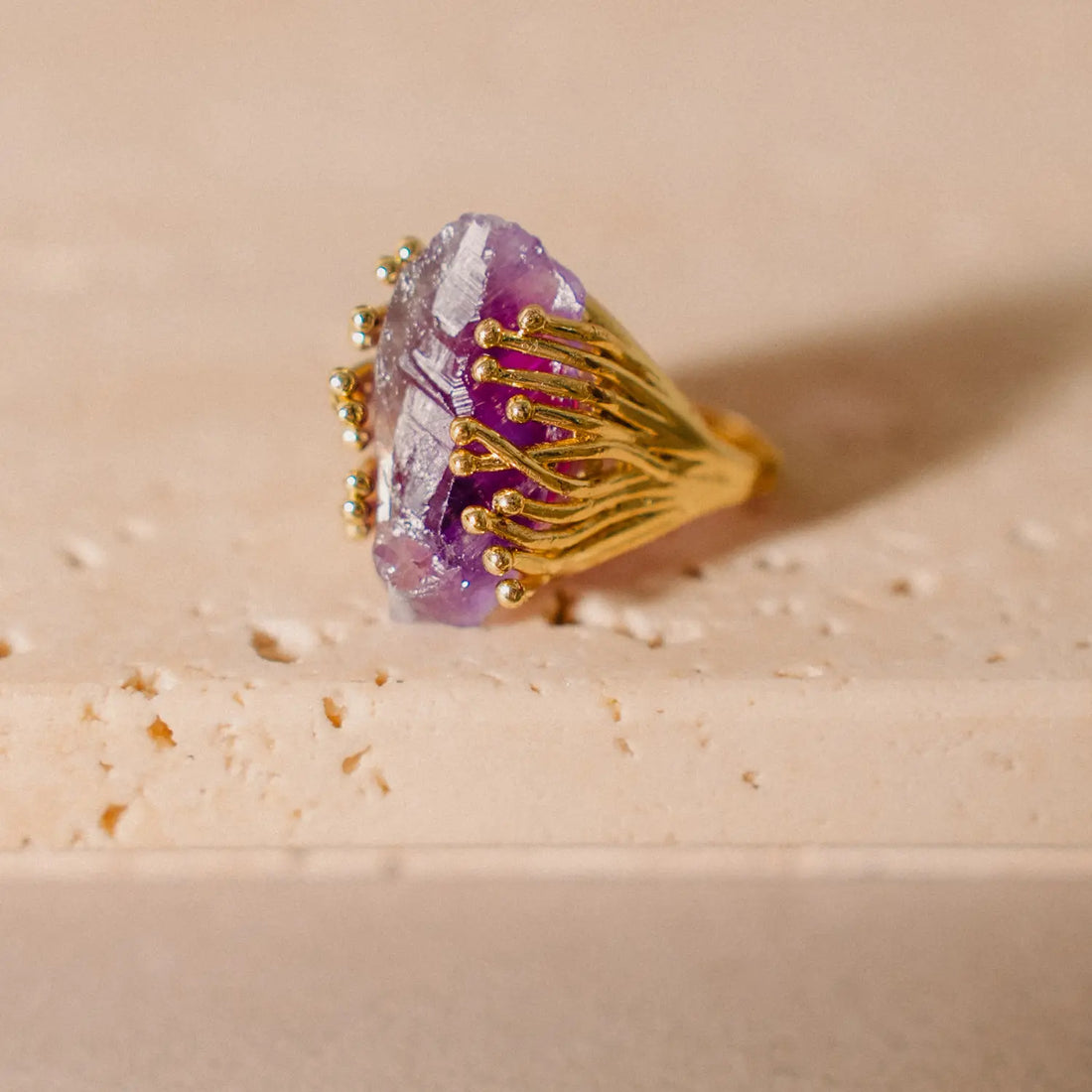 The Tranquility Ritual Ring Natural Amazonite Vault