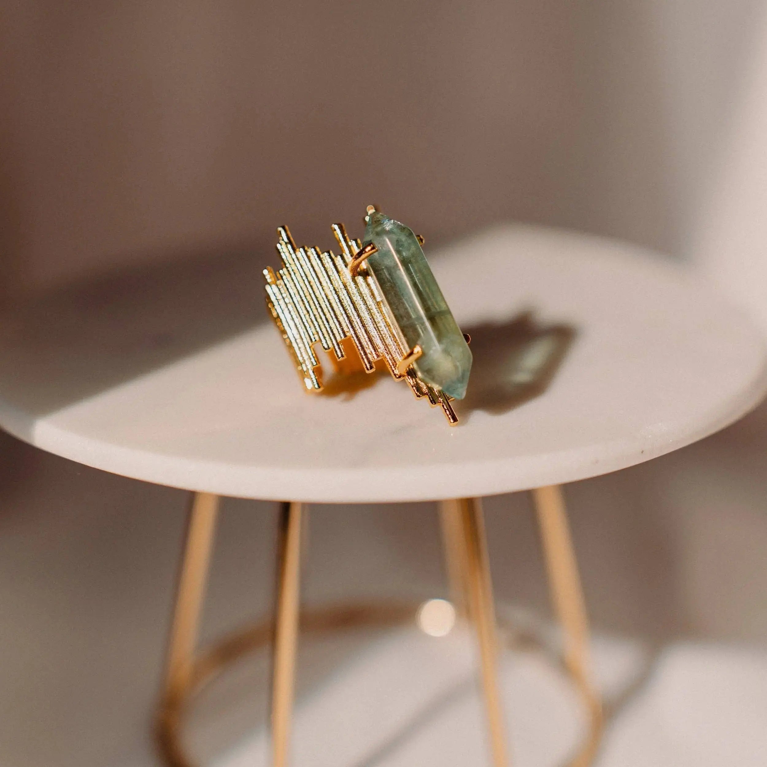 The Prosperity Ritual Ring – Green Aventurine PHOEBE´S